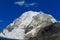 Bolivia Andes snow covered mountain