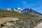 Bolivia Andes snow covered mountains