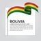 Bolivia flag background