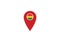 Bolivia location pin map navigation label symbol