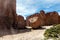 Bolivia: red rock formations of the Italia Perdida, or lost Italy, in Eduardo Avaroa Andean Fauna National Reserve