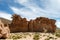 Bolivia: red rock formations of the Italia Perdida, or lost Italy, in Eduardo Avaroa Andean Fauna National Reserve