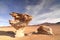 Bolivia, Rock Formation Arbol de Piedra, National park Eduardo Avaroa, Salvador Dali Desert