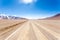 Bolivian dirt road view,Bolivia