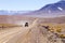 Bolivian dirt road view,Bolivia