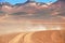 Bolivian lagunas in the andean mountain range