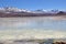 Bolivian lagunas in the andean mountain range