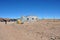 Bolivian lagunas in the andean mountain range