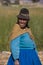 Bolivian woman - Lake Titicaca in Bolivia