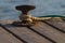 Bollard on the pier