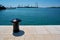 Bollard in the port of Pula in Croatia