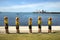 Bollards in Gellong, Australia