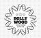 Bollywood is a traditional Indian movie. Vector illustration with film strip