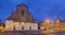 Bologna - The Basilica di San Petronio, Palazzo Comunale and Piazza Maggiore square in morning dusk