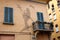 Bologna, facade of the House of the singer Lucio Dall