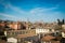 Bologna, italy aerial cityscape view