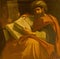 BOLOGNA, ITALY - APRIL 18, 2018: The painting of prophet Micah in church Chiesa di San Benedetto by Giacomo Gavedoni