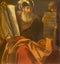 BOLOGNA, ITALY - APRIL 18, 2018: The painting of prophet Zechariah in church Chiesa di San Benedetto by Giacomo Gavedoni