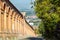 Bologna, Italy. Famous San Luca`s porch : the longest portico in the world