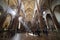 BOLOGNA, ITALY: Interior of San Petronio Basilica, main church in Bologna, Italy