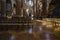 BOLOGNA, ITALY: Interior of San Petronio Basilica, main church in Bologna, Italy