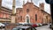 Bologna, Italy, the main facade of Saint Martino church