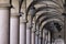 Bologna Italy: typical portico