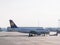 BOLOGNA, ITALY â€“ FEB 18: Lufthansa plane waiting at the Bologna airport