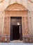 Bologna - Renaissance portal of church Chiesa Corpus Christi.
