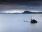 Bolsena lake during a storm