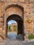 Bolsena, Viterbo, Lazio, Italy: ancient city gate in the old tow