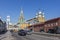 Bolshaya Polyanka Street with a view of the Church of Gregory of Neokesary