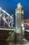 Bolsheokhtinsky Bridge Peter the Great Bridge a summer night i