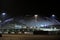 Bolshoy Ice Dome night view, Sochi, Adler, Russia