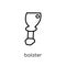 Bolster icon. Trendy modern flat linear vector Bolster icon on w