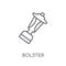 Bolster linear icon. Modern outline Bolster logo concept on whit