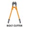 Bolt cutter vector illustration