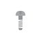 Bolt, screw flat icon