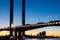 Bolte Bridge Traffic at Dusk