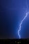Bolts of lightning above Bucharest