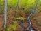 Bolu, Seven Lakes national park aerial view in Turkey.