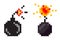 Bomb with Fire, Explosive Weaponry Pixel Game