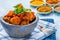 Bombay aloo - Indian spiced potatoes with tomato sauce