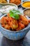 Bombay aloo - Indian spiced potatoes with tomato sauce