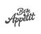 Bon Appetit vector text logo