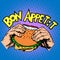 Bon appetite Burger sandwich is delicious fast food
