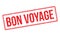 Bon Voyage rubber stamp