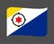 Bonaire Flag National North America Emblem Ribbon Icon Vector