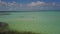 Bonaire island Caribbean sea windsurf lagoon Sorobon aerial drone top view 4K UHD video
