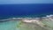 Bonaire island Caribbean sea windsurf lagoon Sorobon aerial drone top view 4K UHD video